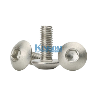 Button Pan Head Cap Stainless Steel Screw Hexagon Socket Machine Screws